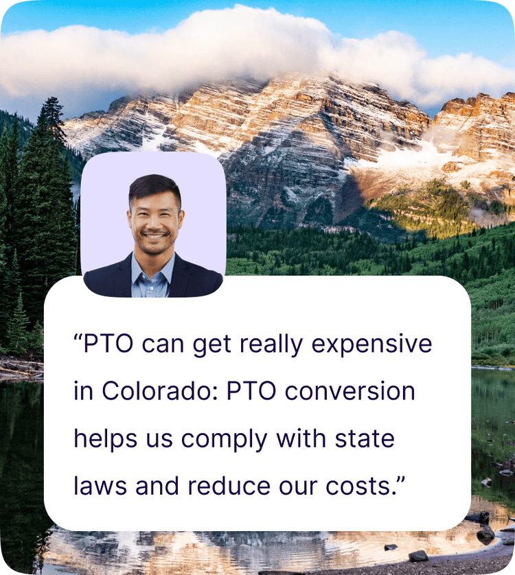 Image featuring a quote about Colorado
